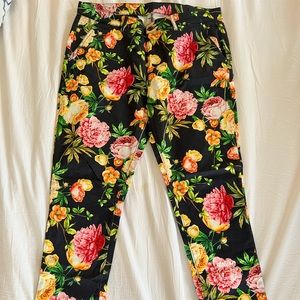 ASOS floral pants. Like new. 34x34.